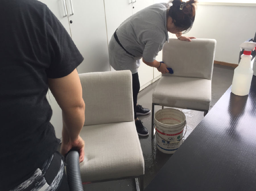 鸡东县沙发清洗案例